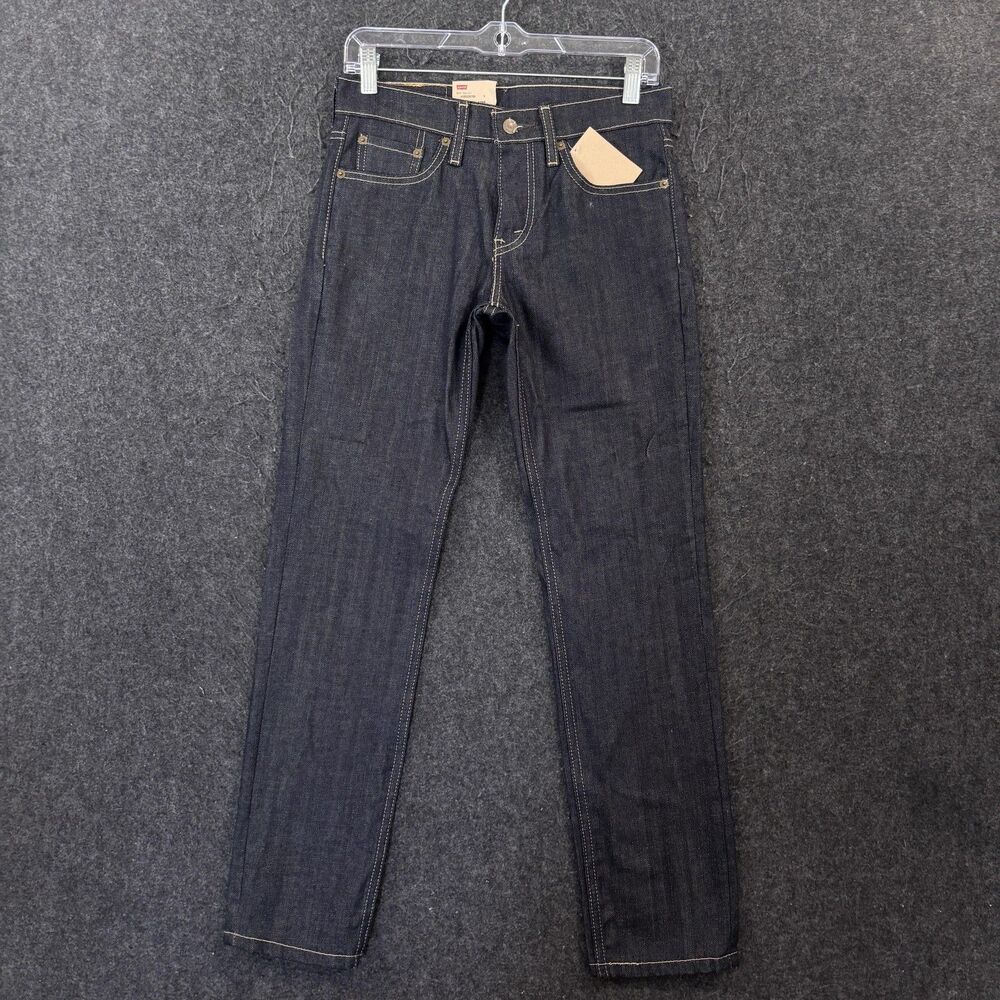 Levis 511 Slim Fit Jeans Men's 28x30 Dark Wash Blue Stretch Denim Tapered Pants